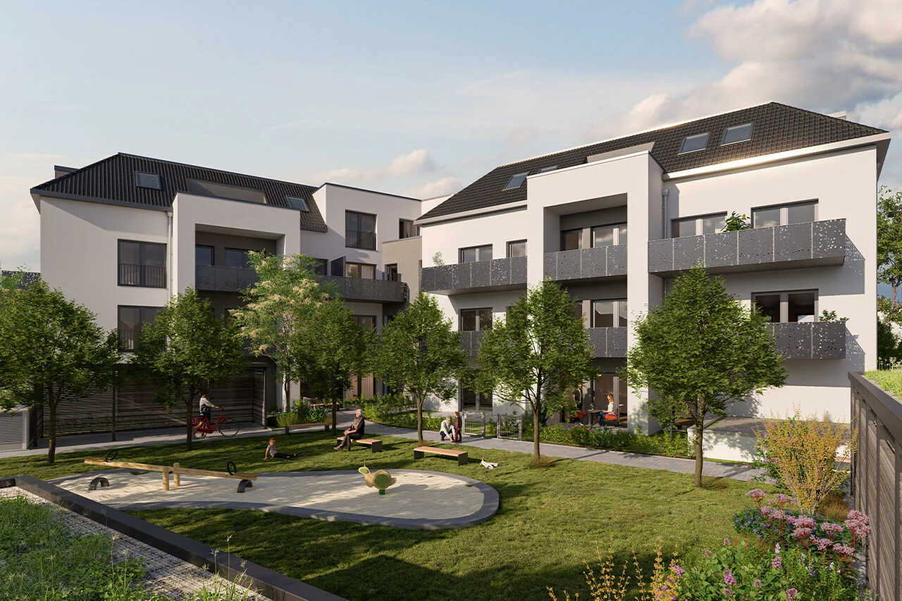 Visualisierung Neubauprojekt 02 für Kapitalanleger