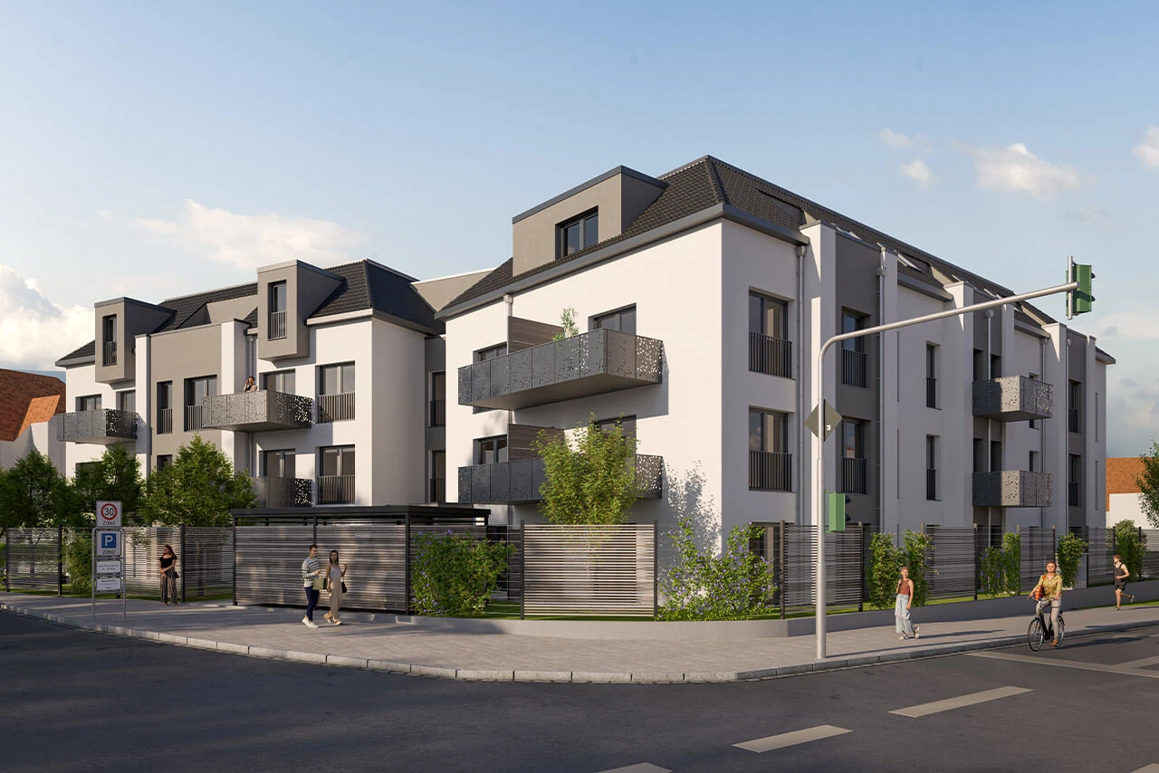 Visualisierung Neubauprojekt 02 für Kapitalanleger