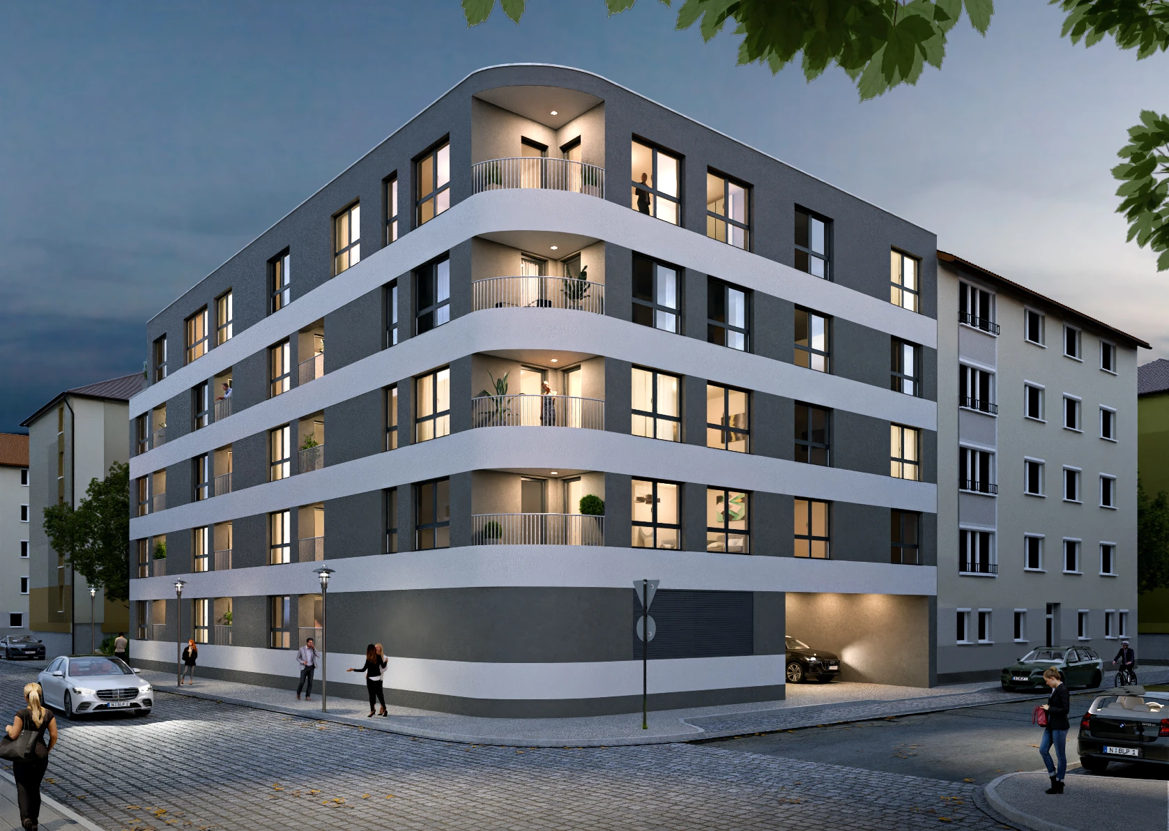 Visualisierung Neubauprojekt 03 für Kapitalanleger